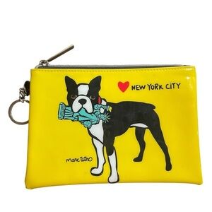 Marc Tetro Boston Terrier New York City Cosmetic Pouch